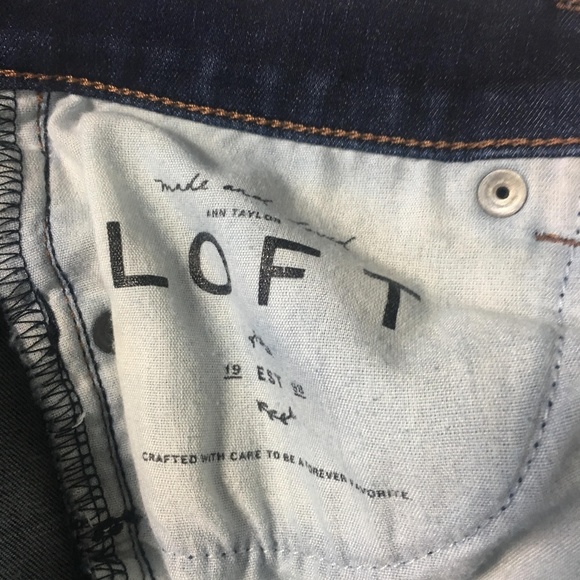 LOFT Dark  Skinny Legging   Size 27/4 - Picture 5 of 7